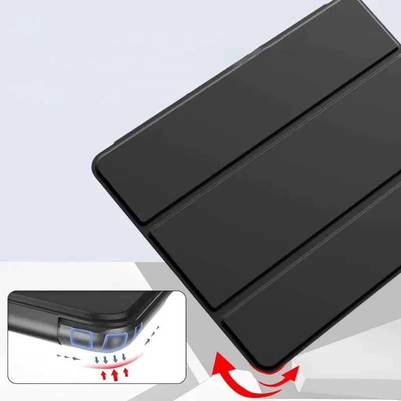 Etui Do SAMSUNG Galaxy Tab A11+ A9+ 10.9 Z Podstawką - Czarny