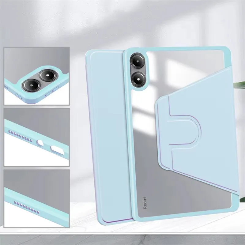 Etui Do XIAOMI Redmi Pad 2 Pro 12.1 Z Podstawką - Niebieski