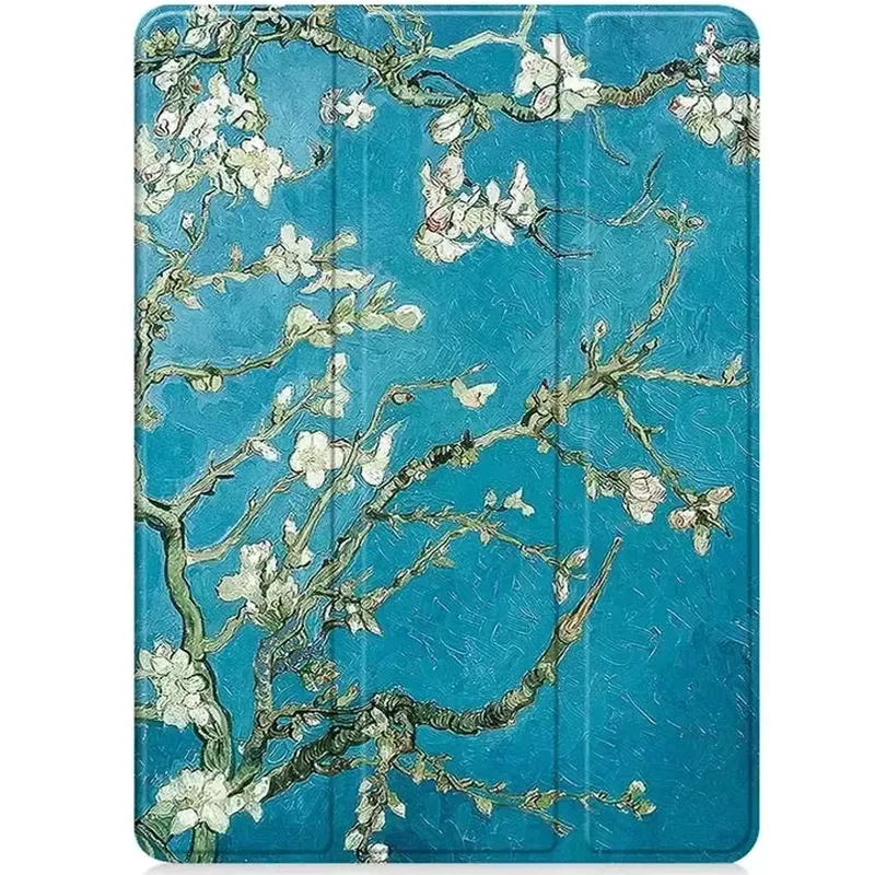Etui Graficzne Z Klapką Do XIAOMI Redmi Pad SE 8.7 - Apricot