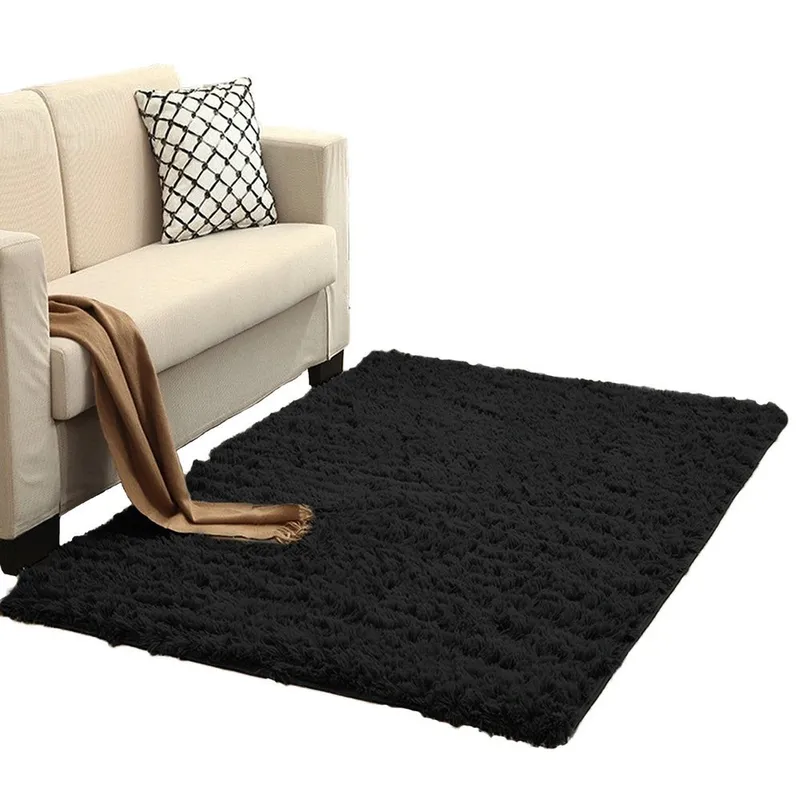 Dywan Shaggy 250x200 cm Miękki Puszysty Do Salonu - BlackSky