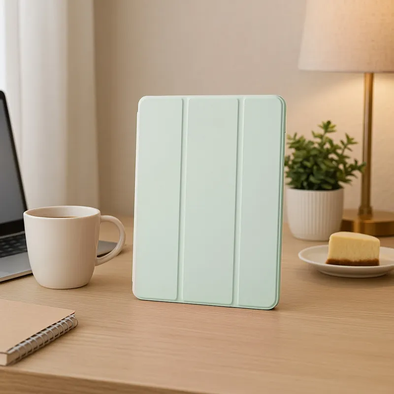 Etui Clear Pencil Galaxy Tab S9 FE S10 FE - Zielony