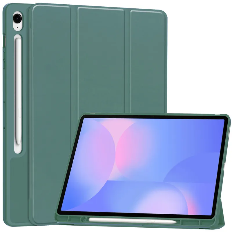 Etui Smart Case SAMSUNG Galaxy Tab S10 FE Plus 13.1 - Ciemnozielony
