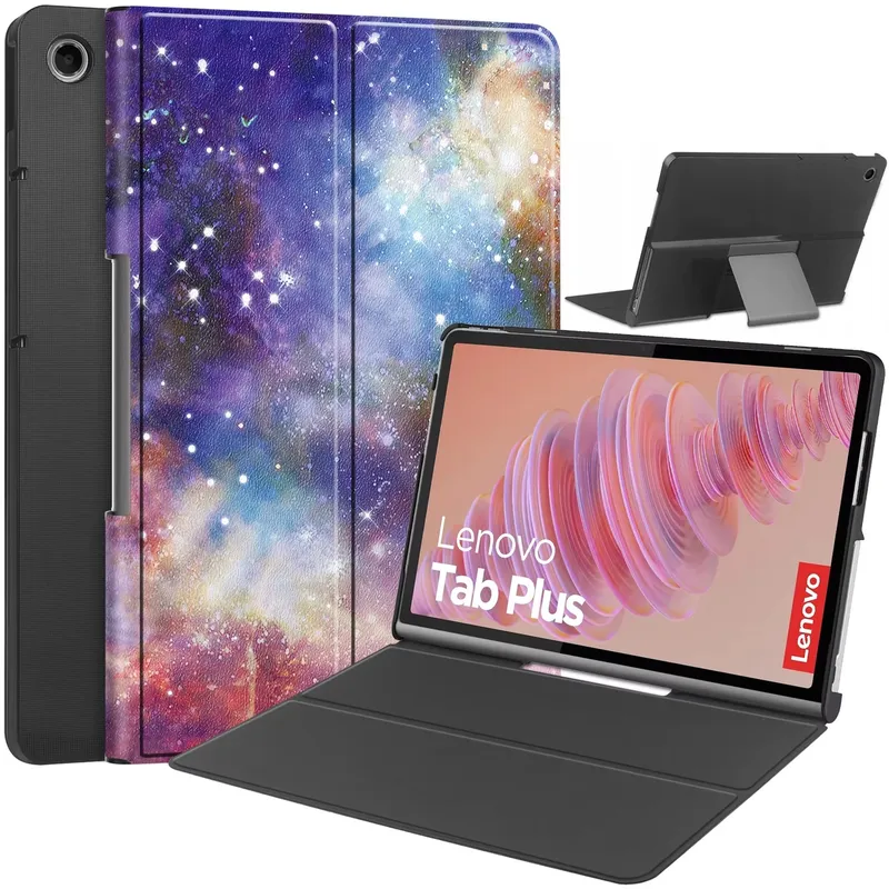 Etui Graphic Do Lenovo Tab Plus TB351FU Z Podstawką - Galactica
