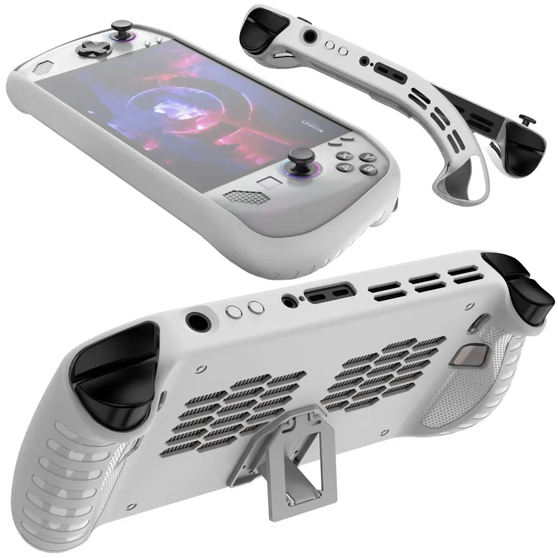 Etui TPU Do Lenovo Legion Go S 8 2025 Z Podstawką - Szary