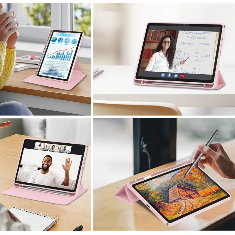 Etui 360 Crystal Do Lenovo Tab 10.1 2025 - Różowe