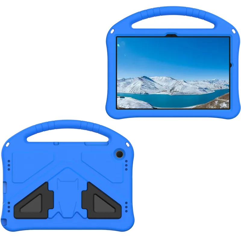 Etui Galaxy Tab A11+ A9+ 10.9 2025 2023 Pancerne Z Podstawką - Niebieski