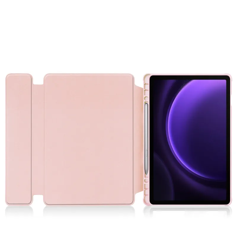 Etui 360 Z Klawiaturą Do SAMSUNG Galaxy Tab S9/S9 FE/S10 FE 10.9 - Różowy