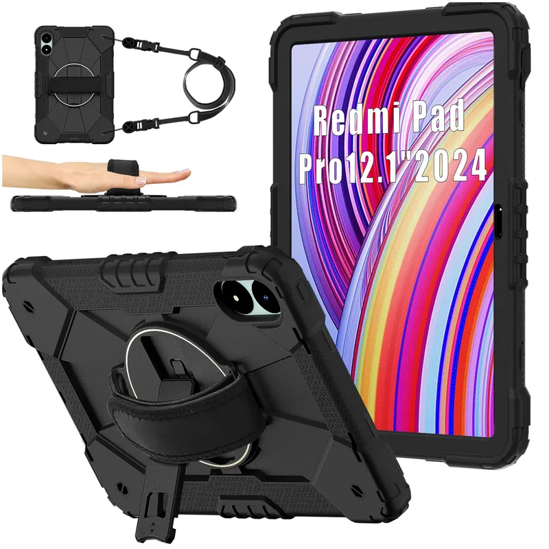 Etui Shockproof Do XIAOMI Redmi Pad Pro 12.1 2024 / Poco Pad 12.1 - Czarne