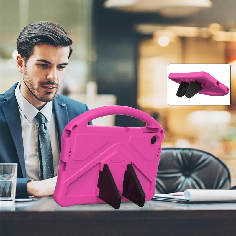 Etui FunColor Do Lenovo Tab 10.1 2025 Z Podstawką - Różowy