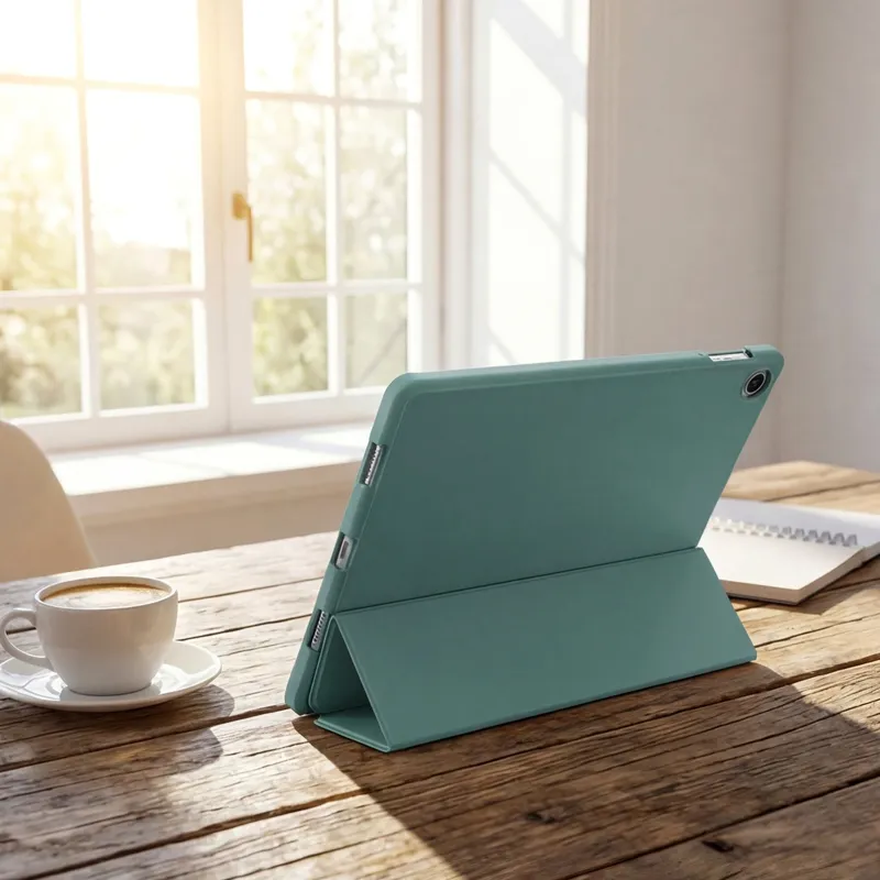 Etui Do Galaxy Tab A11+ A9+ 10.9 11 2025 2023 Z Klapką Na Rysik - Zielone