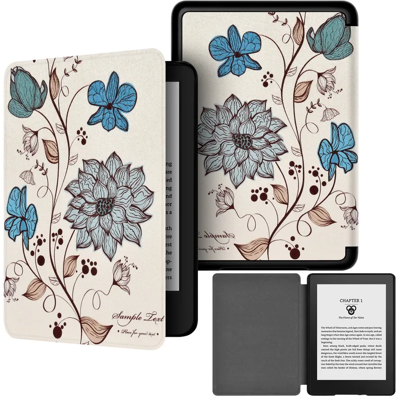 Etui Graficzne Do Kindle Paperwhite 6 Colorsoft Signature Edition - Floral