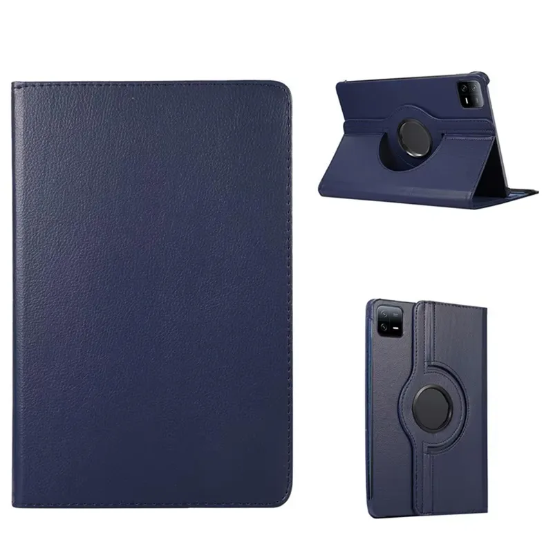 Etui Obrotowe Do XIAOMI Pad 7/PAD 7 Pro 11.2 Zamykane - Granatowe