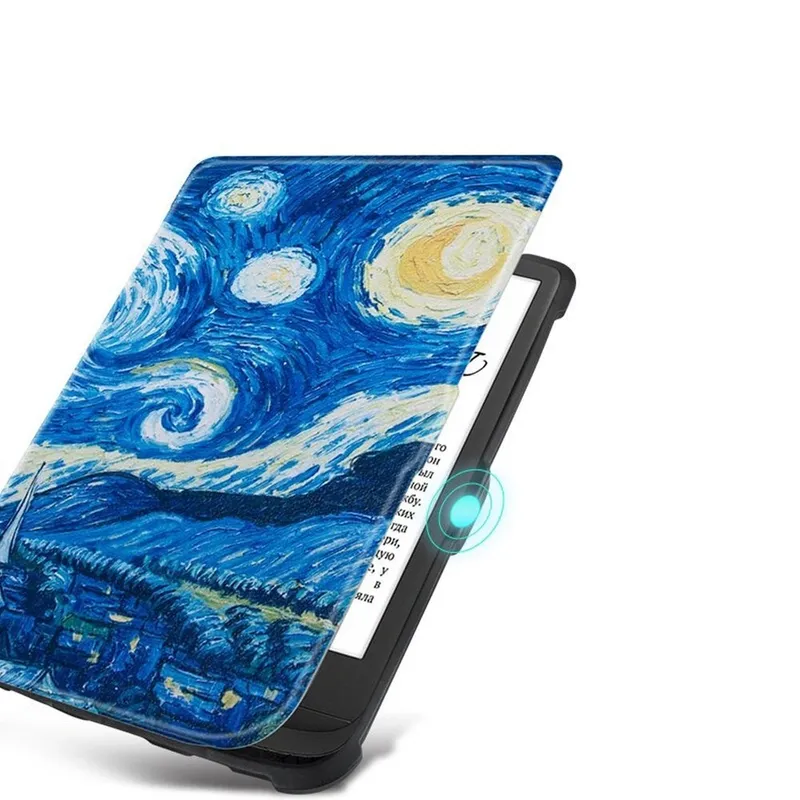 Etui Graficzne Do Pocketbook Touch Lux 4/5 627/616/628 - Wielokolorowe