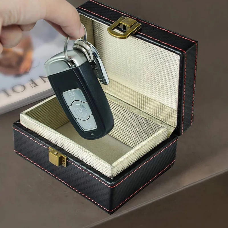 Pudełko Na Kluczyki Smart Key RFID Antykradzieżowe - Czarny