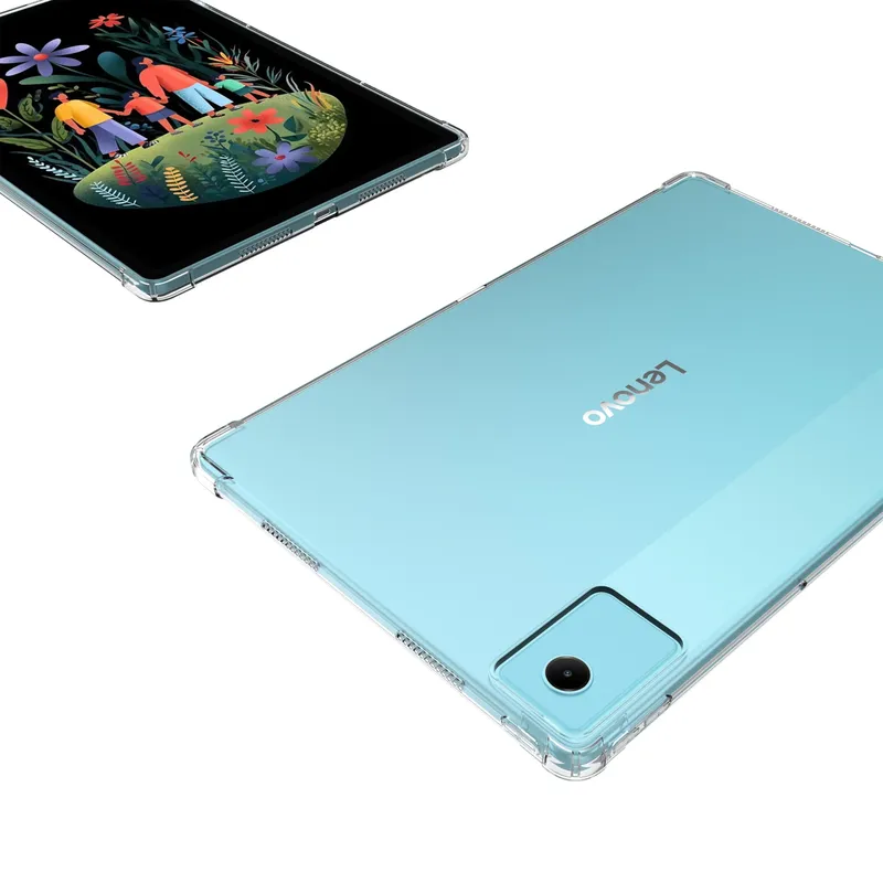 Etui Do Lenovo Idea Tab Plus 12.1 2025 Silikonowe Z Podstawką - Bezbarwne