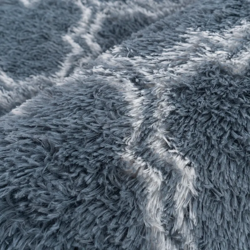 Dywan Shaggy Decor 220x160 cm Do Salonu Sypialni - Srebrny