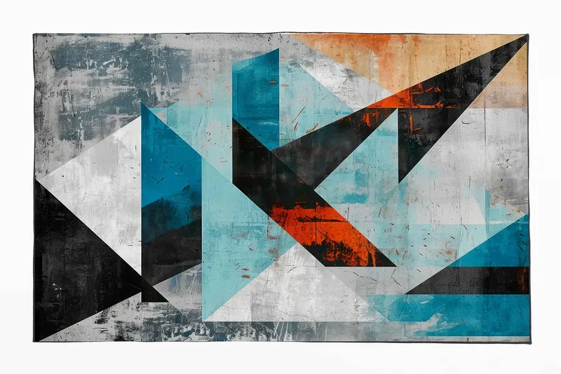 Dywan Novo 170x120 cm Do Salonu I Sypialni - Nowoczesne Trójkąty