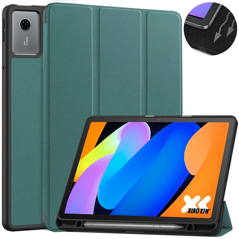 Etui Z Uchwytem Na Rysik Do Lenovo Idea Tab 11 TB336FU - Zielone