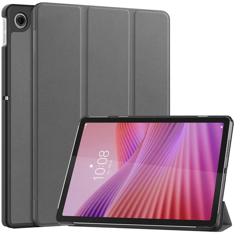 Etui Smart Do Lenovo Tab 10.1 2025 Z Klapką I Podstawką - Szare