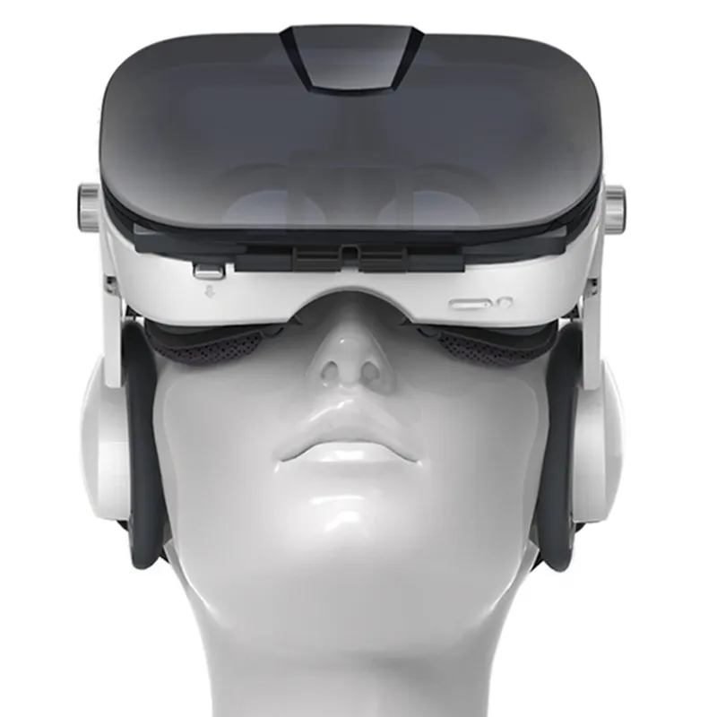 Okulary Gogle VR 3D 360° Fiit 3F Ze Słuchawkami - Biały