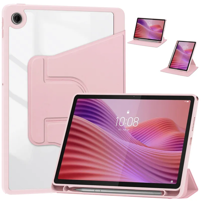 Etui 360 Crystal Do Lenovo Tab 10.1 2025 - Różowe