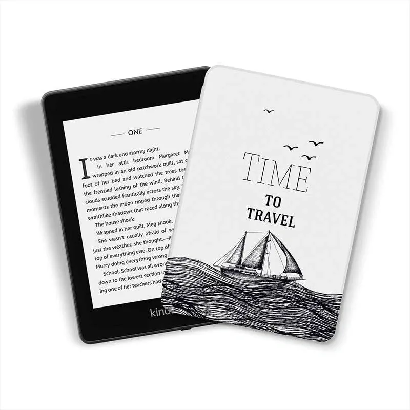 Etui Do Kindle Paperwhite 4 Gen 10 2018 Z Podstawką - Time To Travel