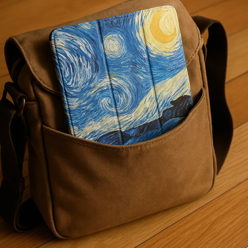 Etui Graficzne Z Klapką Do XIAOMI Redmi Pad SE 8.7 - Starry Sky