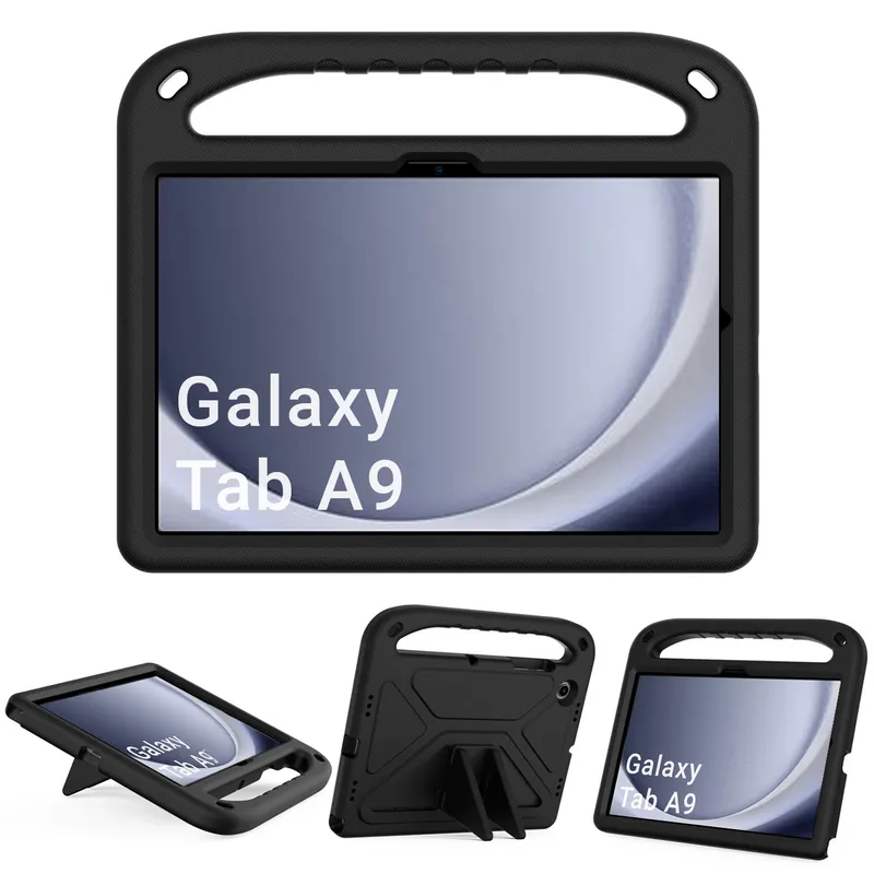 Etui FunColor Z Uchwytem Do SAMSUNG Galaxy Tab A9 8.7 X110/X115 - Czarne
