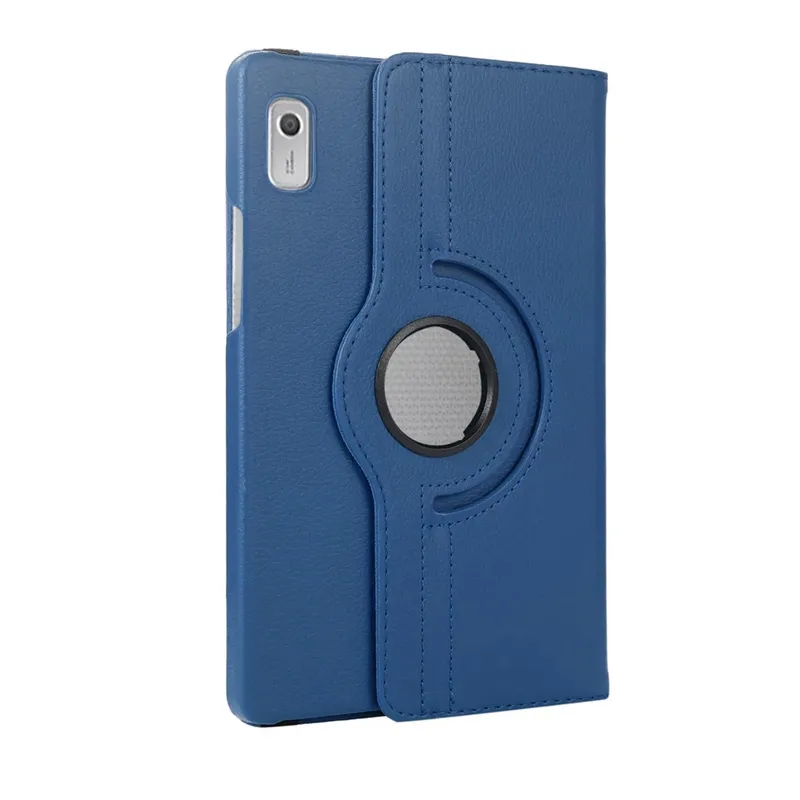 Etui Do Lenovo Tab M9 2023 TB310 Z Podstawką Obrotowe - Granatowe