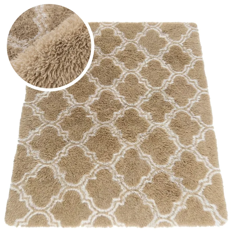 Dywan Shaggy Decor 200x160 cm Do Salonu I Sypialni - Khaki