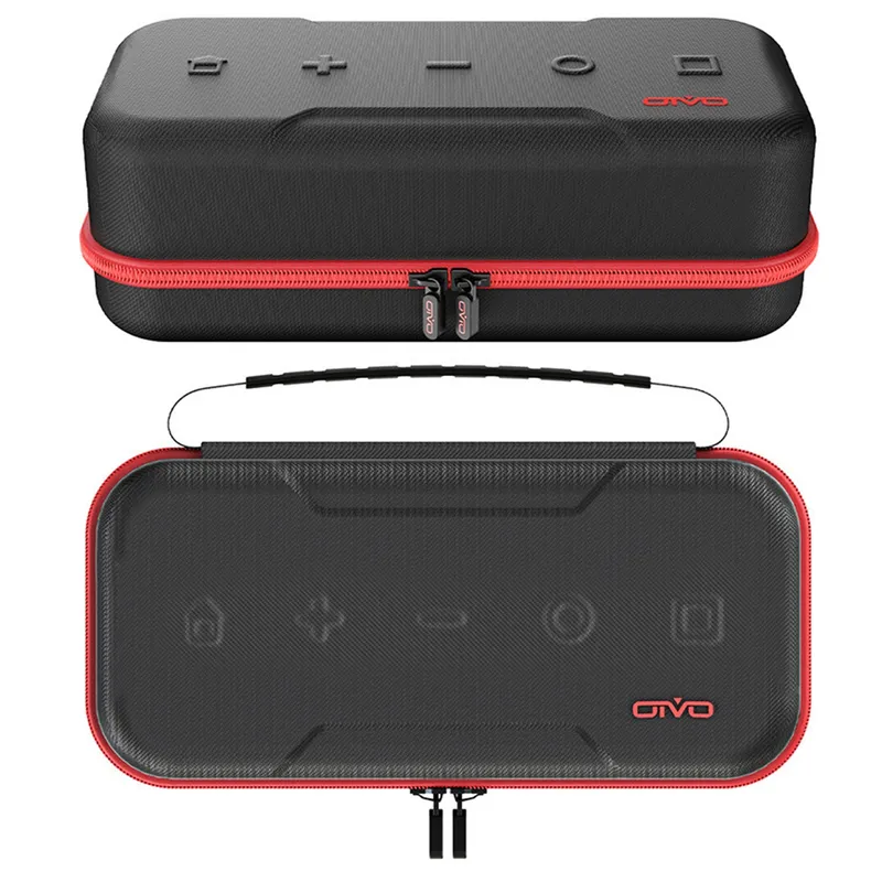 Etui Podróżne Nintendo Switch OLED Walizka Torba Ochronne - Czerwone