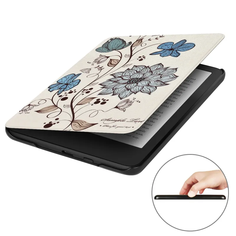 Etui Graficzne Do Kindle Paperwhite 6 Colorsoft Signature Edition - Floral