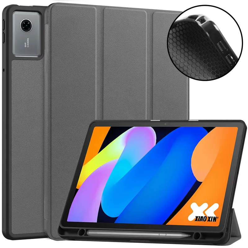 Etui Smart Case Z Uchwytem Na Rysik Do Lenovo Idea Tab 11 - Szare