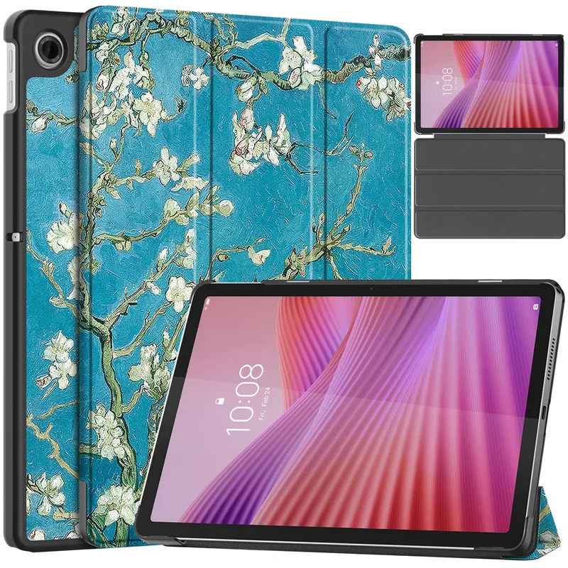 Etui Do Lenovo Tab 10.1 2025 Z Klapką I Podstawką - Apricot