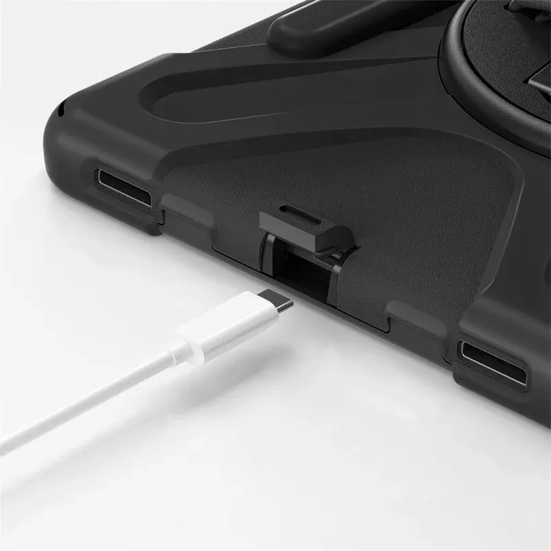 Etui Armor Do Galaxy Tab S9/S10 FE 10 9" Z Podstawką - Czarne