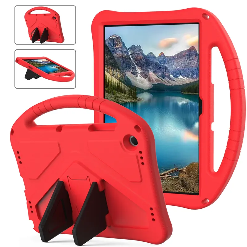 Etui Galaxy Tab A11+ A9+ 10.9 Ochronne Z Podstawką - Czerwony