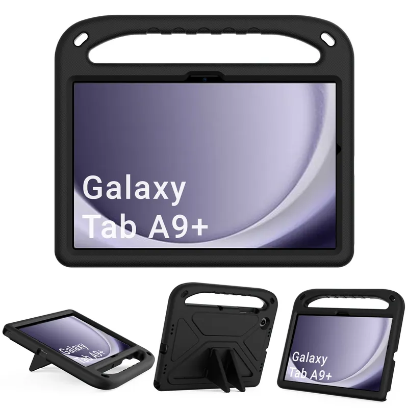 Etui FunColor Z Uchwytem Do Galaxy Tab A9 Plus 11 X210/X215/X216 - Czarne