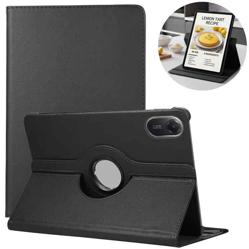 Etui Obrotowe 360° Do Redmi Pad 2 11" 2025 Z Podstawką - Czarny