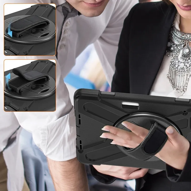Etui Pancerne Armor Do XIAOMI Mi Pad 6/6 Pro Z Paskiem I Podstawką - Czarne