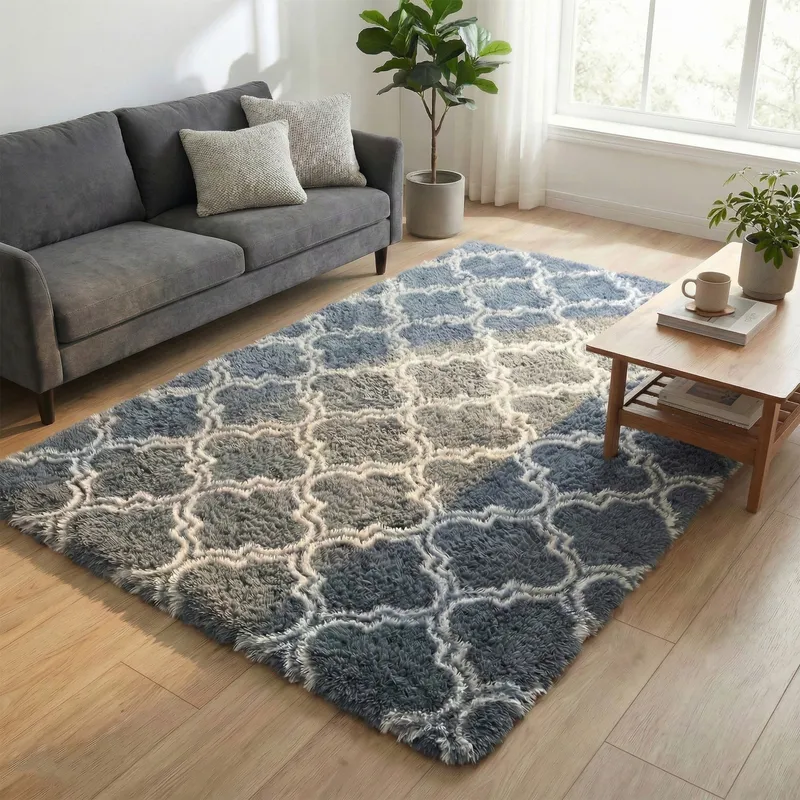 Dywan Shaggy Decor 150x80 cm - Srebrny