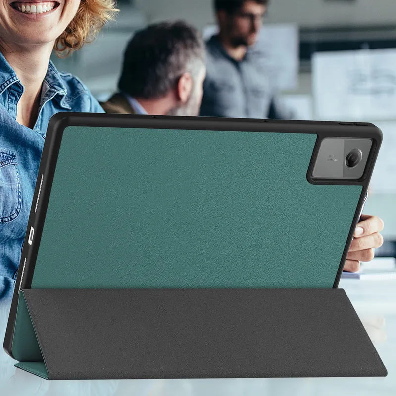 Etui Do Lenovo Idea Tab Plus 12.1 2025 Smart Case Z Podstawką - Zielony