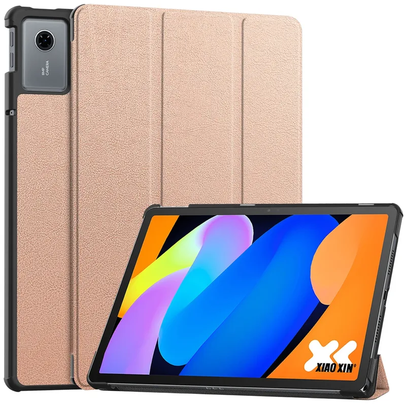 Etui Smart Do Lenovo IdeaTab 11 2025 Z Klapką I Podstawką - Złote