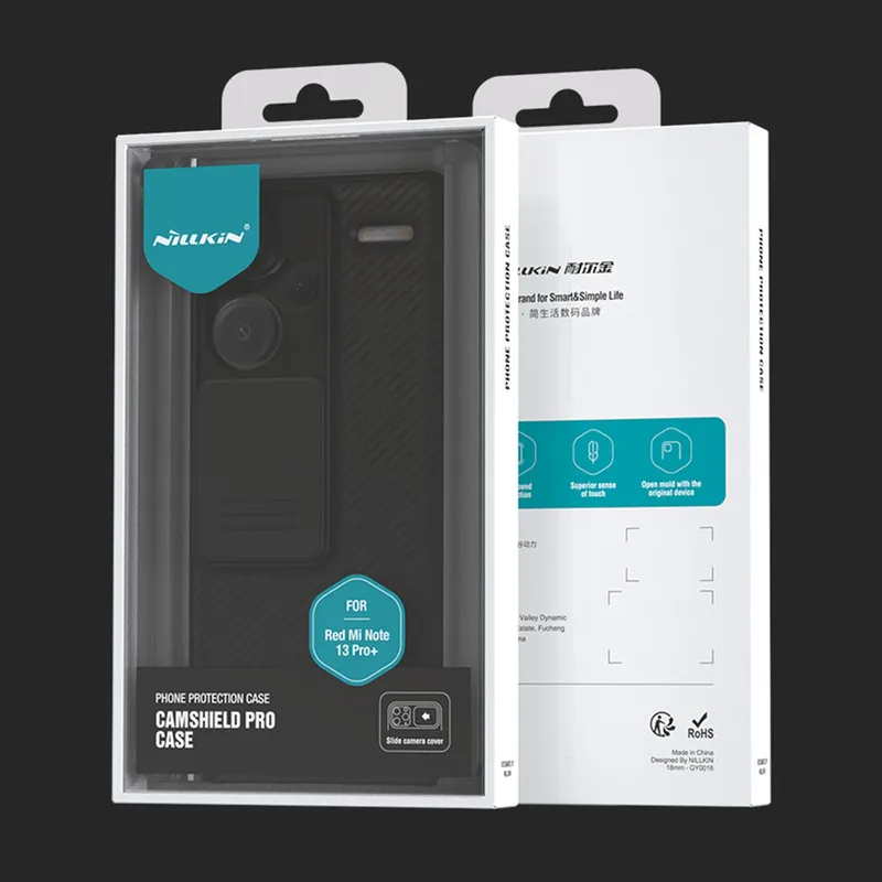 Etui NILLKIN CamShield Pro Do Redmi Note 13 Pro Plus 5g - Niebieski
