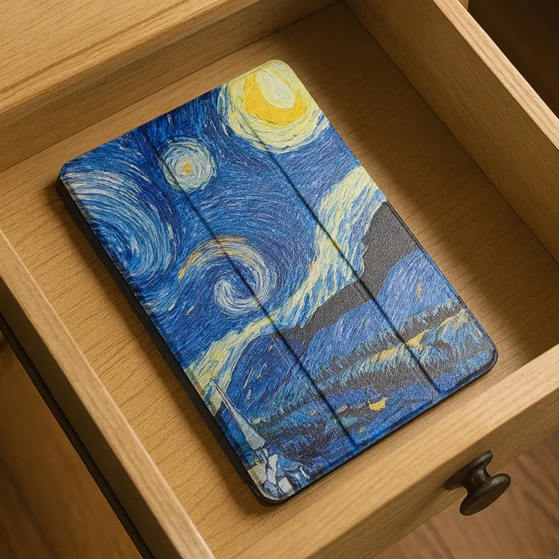 Etui Graficzne Z Klapką Do XIAOMI Redmi Pad SE 8.7 - Starry Sky