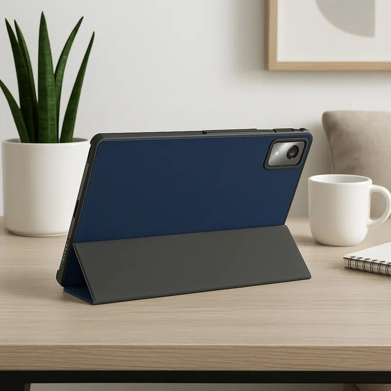 Etui Smart Z Klapką Do Lenovo Tab K11 Plus 11.45 - Granatowe