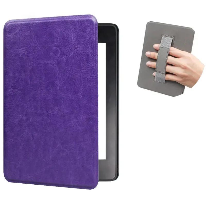 Etui Skórzane Do Kindle Paperwhite 6 Colorsoft - Fioletowy