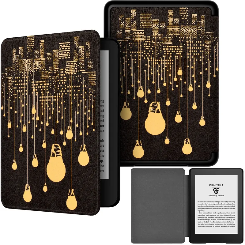 Etui Graficzne Do Kindle Paperwhite 6 Colorsoft Signature Edition - Lamps