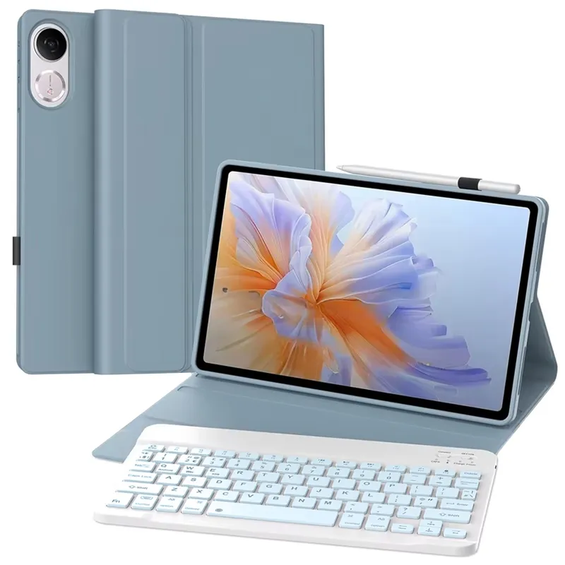 Etui Z Klawiaturą Bluetooth Do Redmi Pad 2 Pro 12.1 2025 - Niebieski