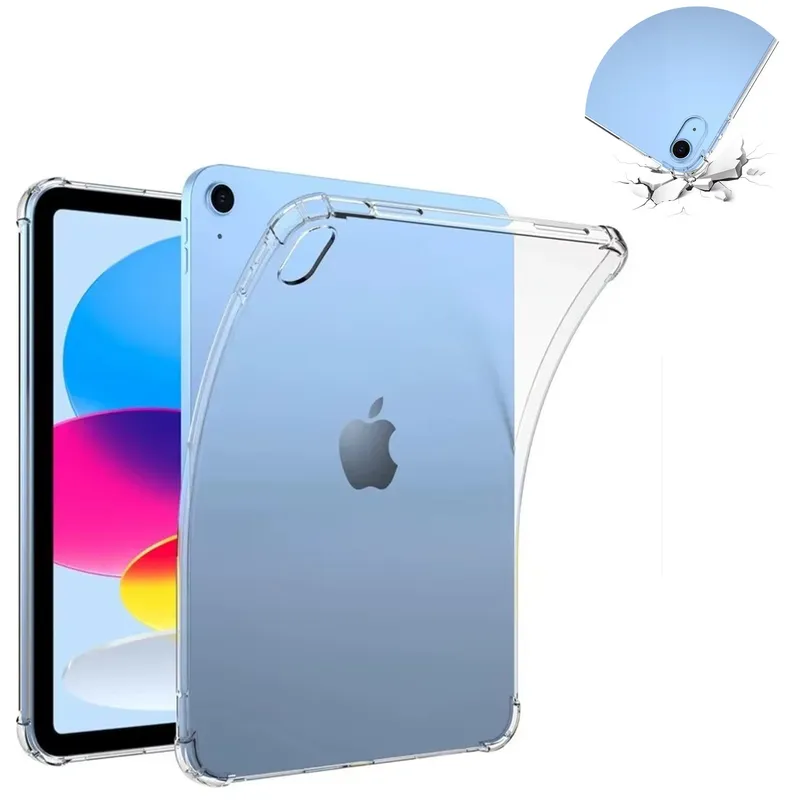 Etui Silikonowe Do Apple IPad Air 11 M4/M3/M2 2024-2026 - Bezbarwne