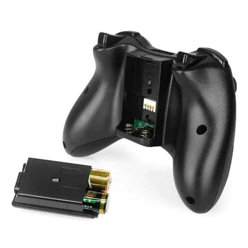 Bezprzewodowy Gamepad Kontroler Xbox 360 Dual Shock - Czarny